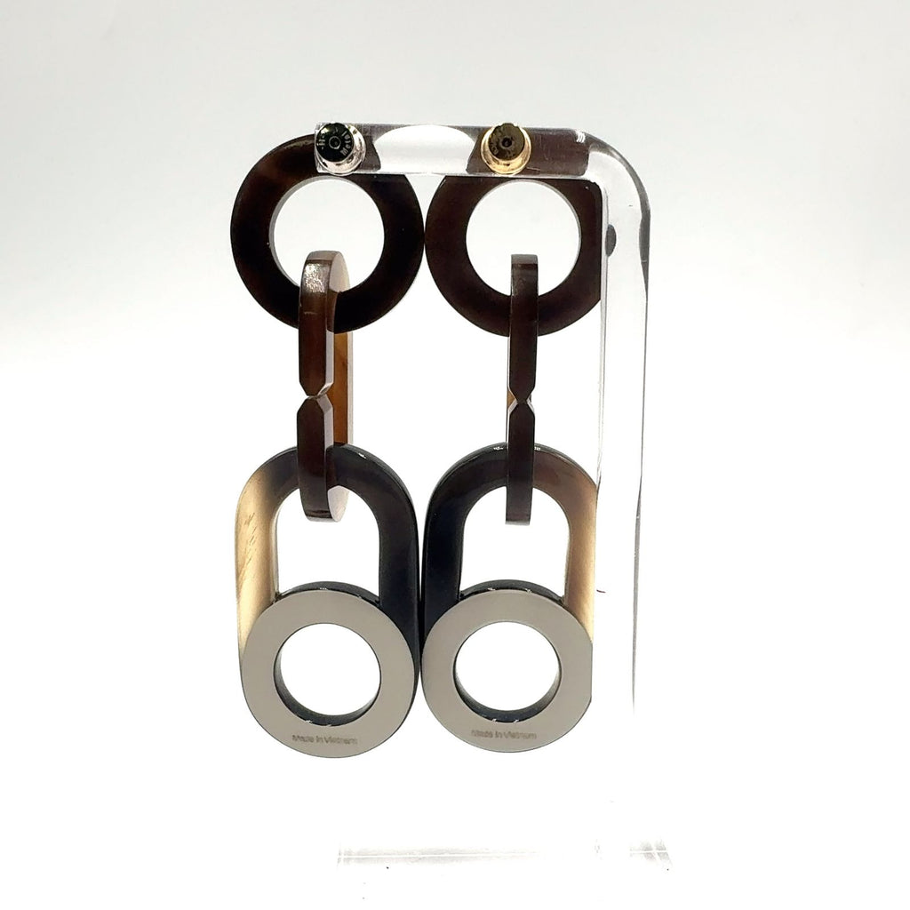 Hermes Variation GM Left and Right Earrings Back — view 3
