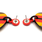 Hermes Cover Left and Right Earrings Back — view 5