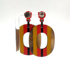 Hermes Cover Left and Right Earrings Back — view 3