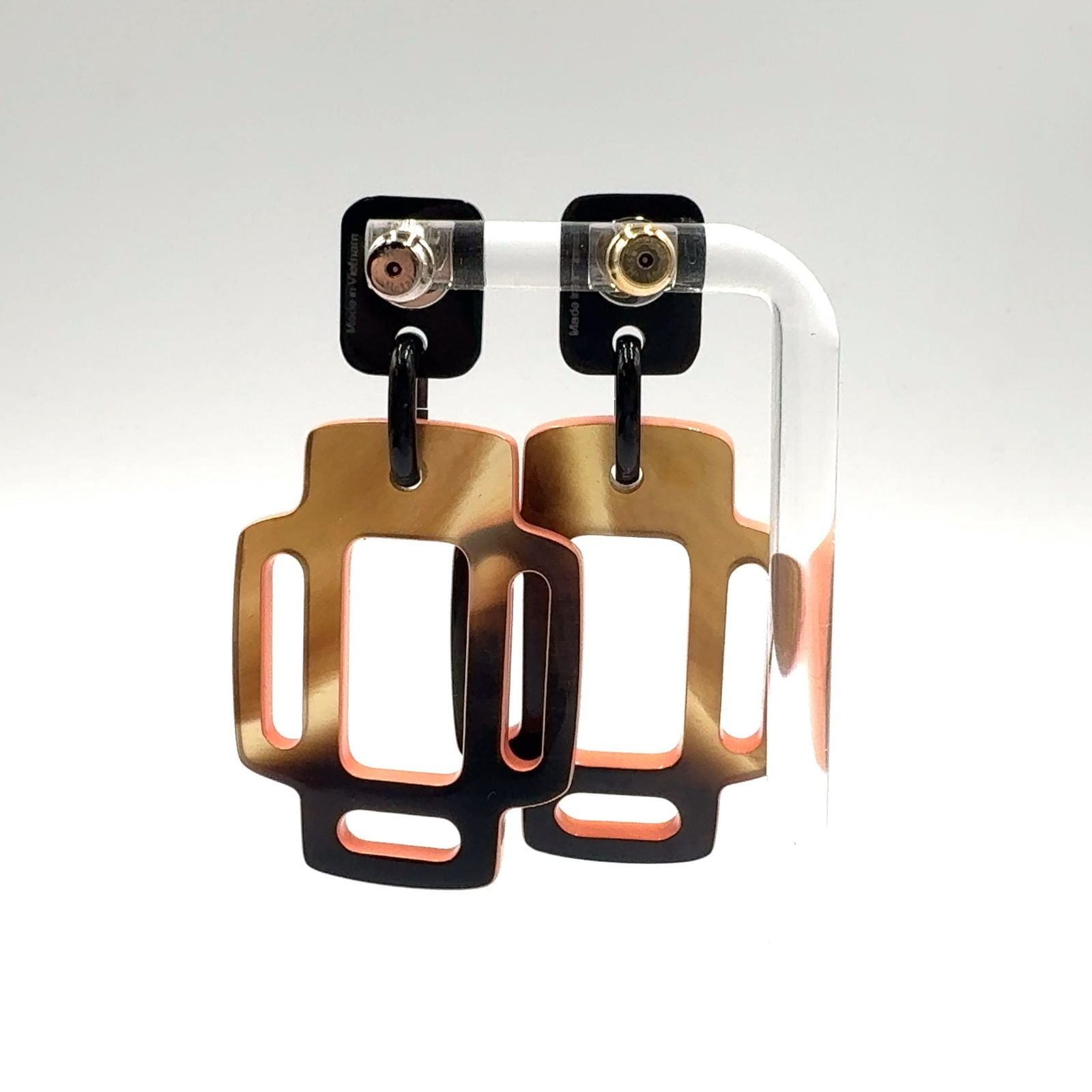 Hermes Rythme Left and Right Earrings Back — view 3