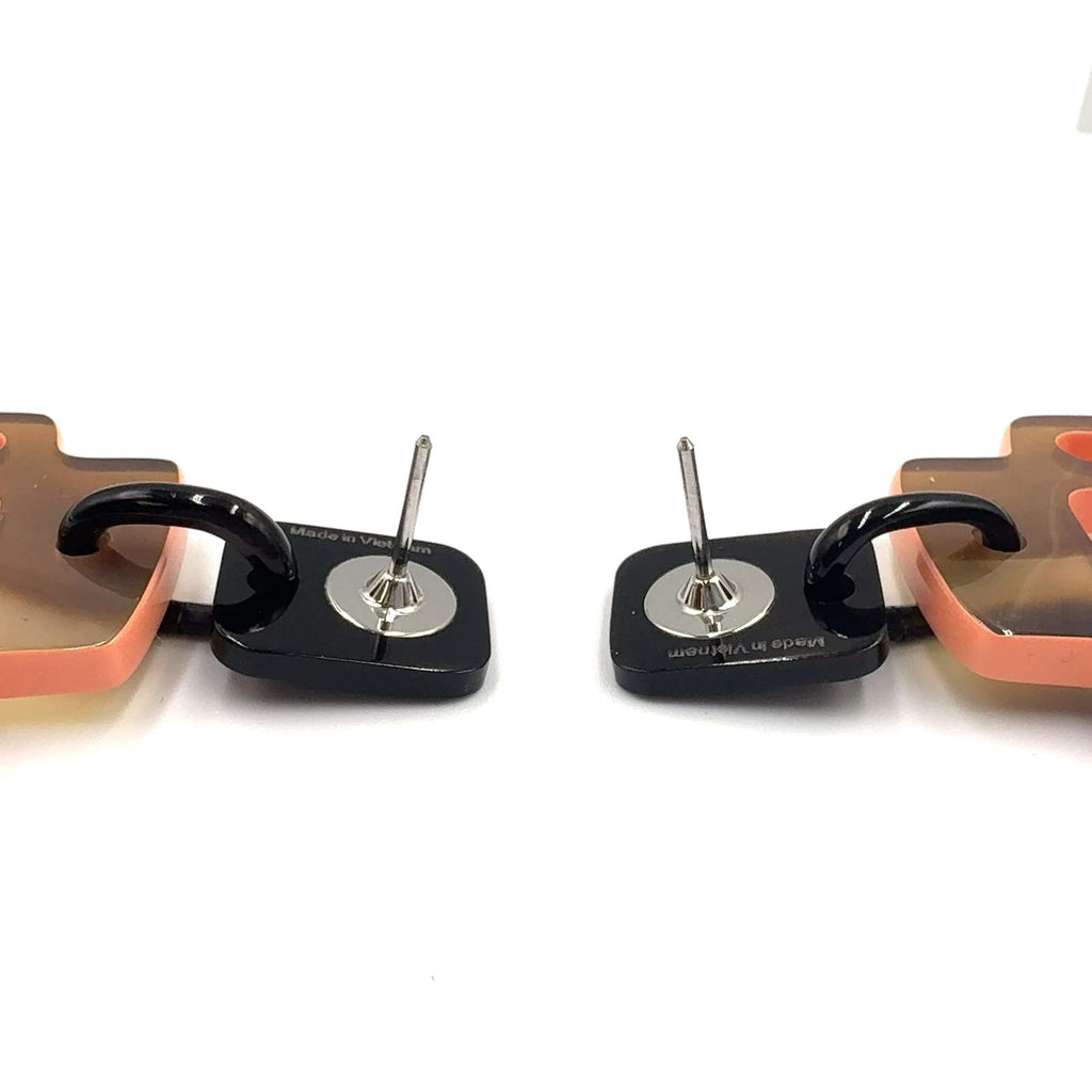 Hermes Rythme Left and Right Earrings Back — view 5