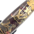 Louis Vuitton Bracelet Ankle John Color Stone Resin Clear Gold Black Bangle — view 4