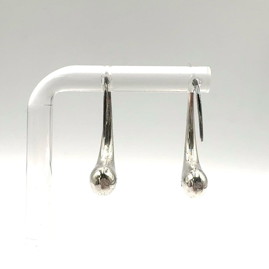 Tiffany & Co Teardrop Silver Earrings — view 3