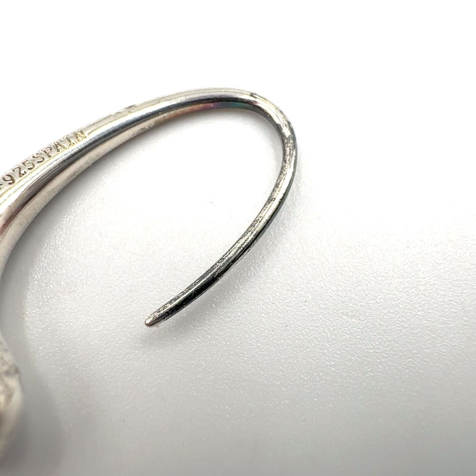Tiffany & Co Teardrop Silver Earrings — view 6