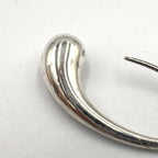 Tiffany & Co Teardrop Silver Earrings — view 7
