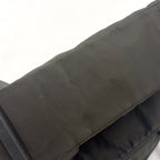 Prada Nylon Khaki Green Handbag Silver — view 6