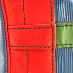Louis Vuitton Noe Epi Tricolor Leather Green Blue Red Shoulder Bag Gold — view 4