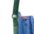 Louis Vuitton Noe Epi Tricolor Leather Green Blue Red Shoulder Bag Gold — view 9