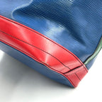Louis Vuitton Noe Epi Tricolor Leather Green Blue Red Shoulder Bag Gold — view 7