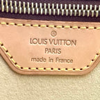 Louis Vuitton Looping Monogram Leather Brown Light Handbag Gold — view 4