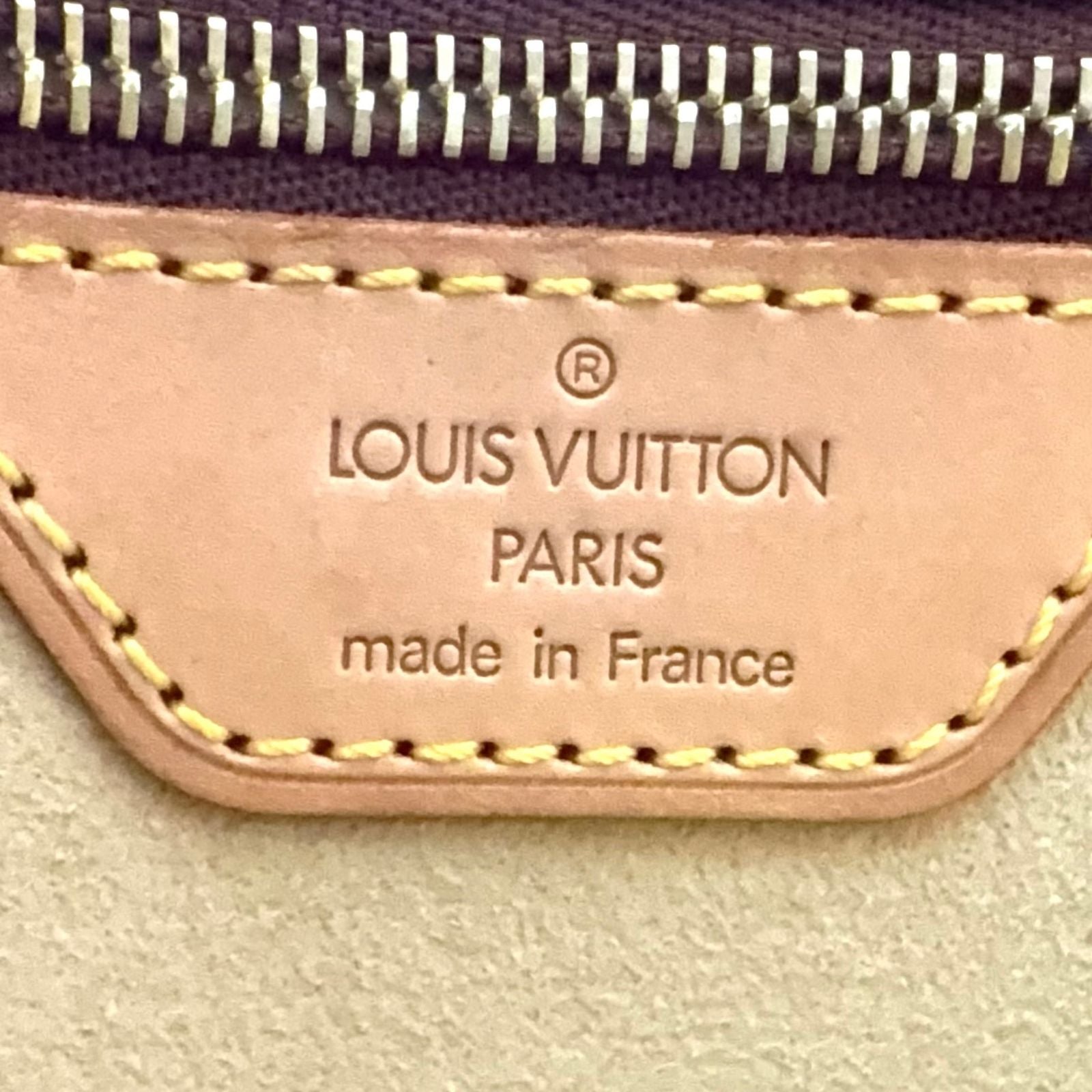 Louis Vuitton Looping Monogram Leather Brown Light Handbag Gold — view 4