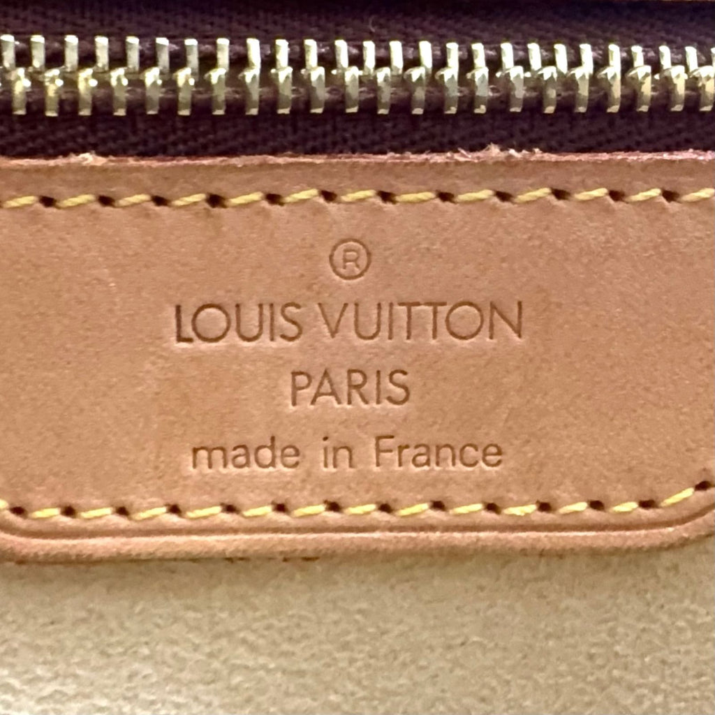 Louis Vuitton Babylon Monogram Leather Brown Light Tote Gold — view 4