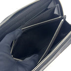 Louis Vuitton Zippy XL Monogram Macassar Leather Brown Black Zip Around Wallet — view 9