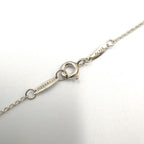 Tiffany & Co Double Open Heart Silver Pink Gold Necklace — view 6