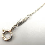 Tiffany & Co Double Open Heart Silver Pink Gold Necklace — view 4