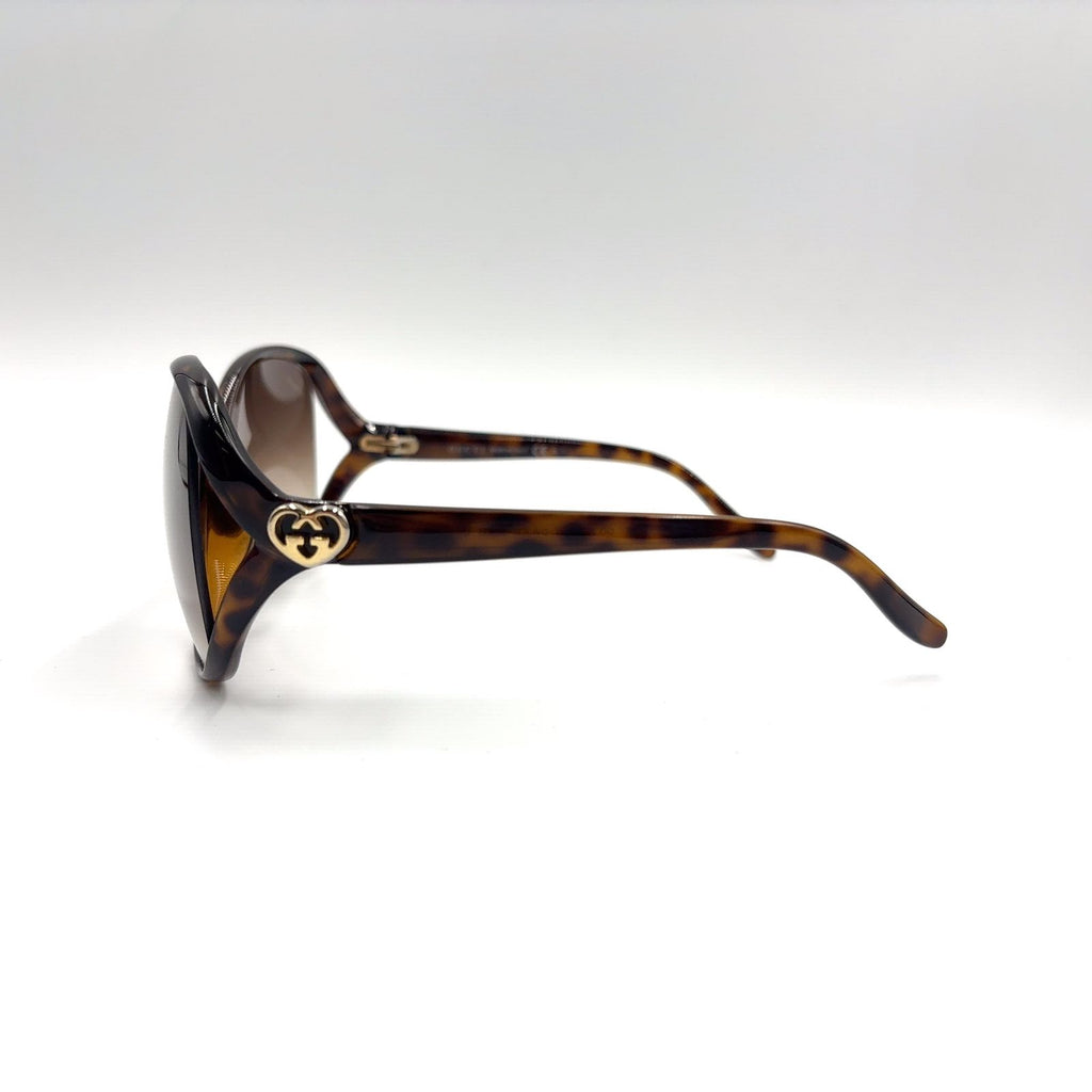 Gucci Heart Eyewear Gold — view 3
