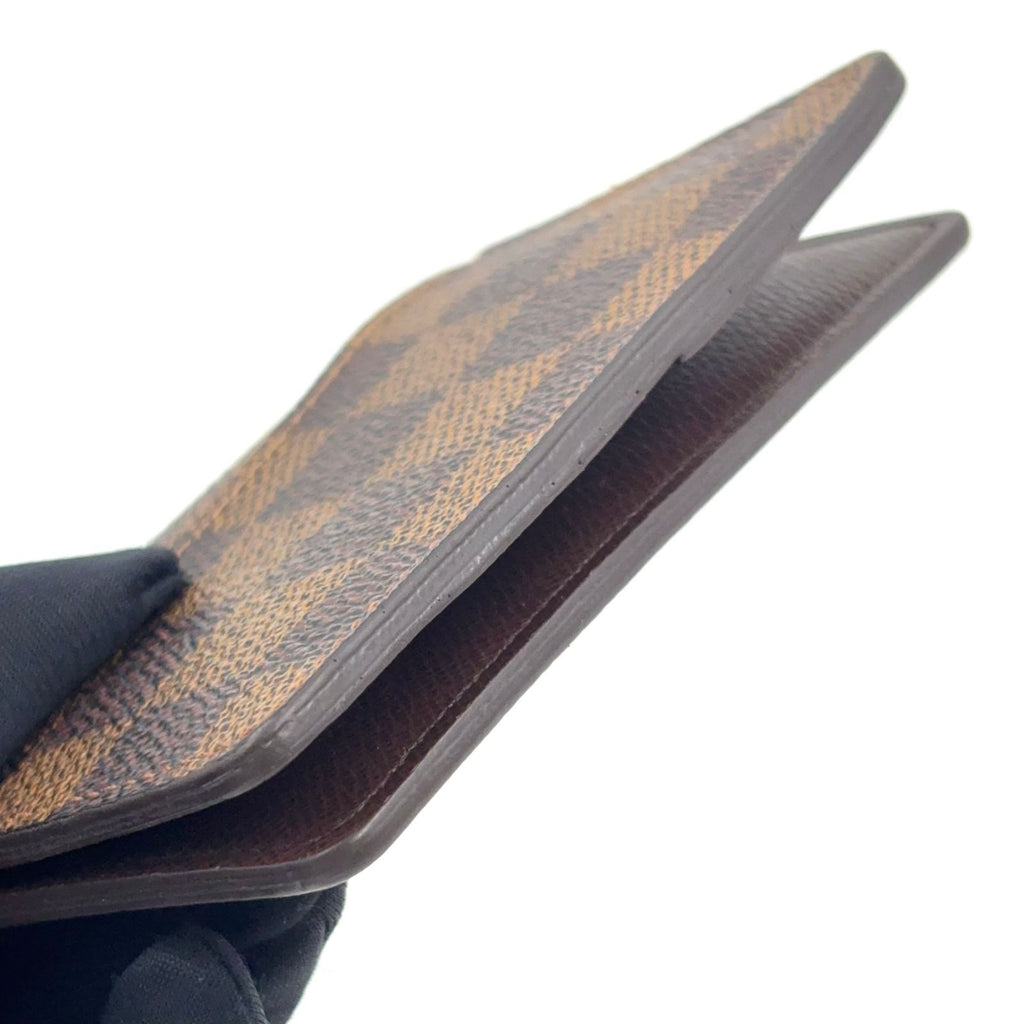 Louis Vuitton Organizer de Poche Damier Ebene Leather Brown Card Case — view 5