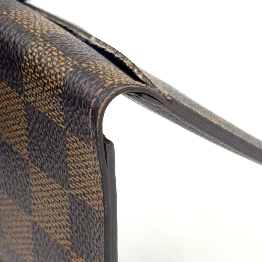 Louis Vuitton Organizer de Poche Damier Ebene Leather Brown Card Case — view 7