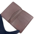 Louis Vuitton Organizer de Poche Damier Ebene Leather Brown Card Case — view 3