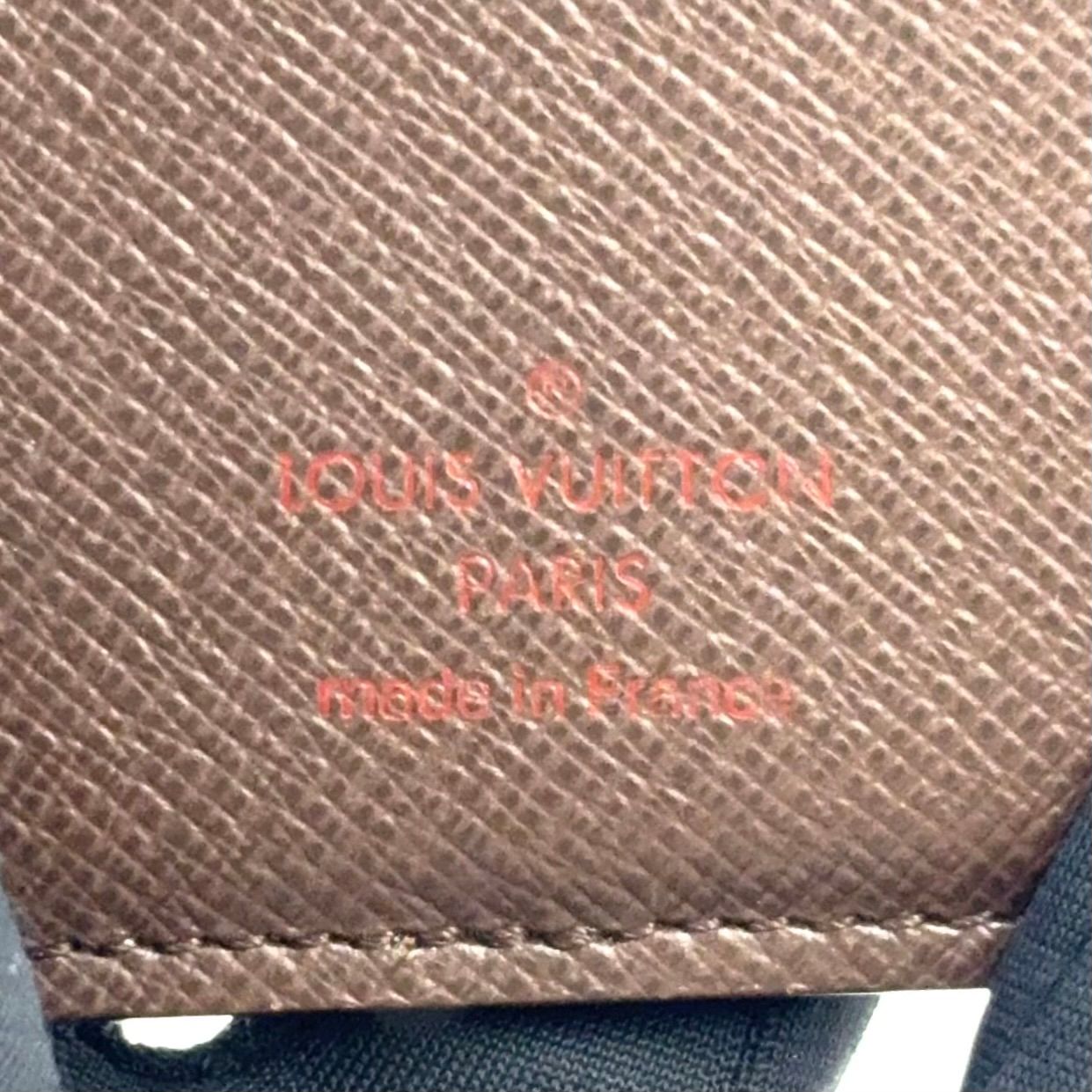 Louis Vuitton Organizer de Poche Damier Ebene Leather Brown Card Case — view 4
