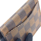 Louis Vuitton Organizer de Poche Damier Ebene Leather Brown Card Case — view 8