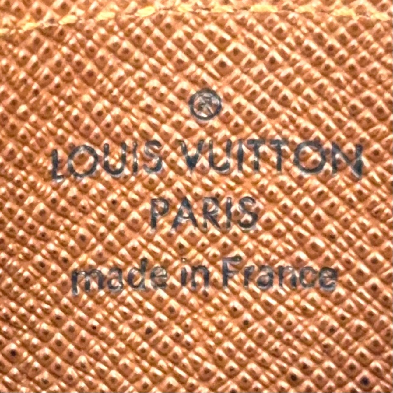 Louis Vuitton Card Holder Sample Monogram Leather Brown Case — view 4