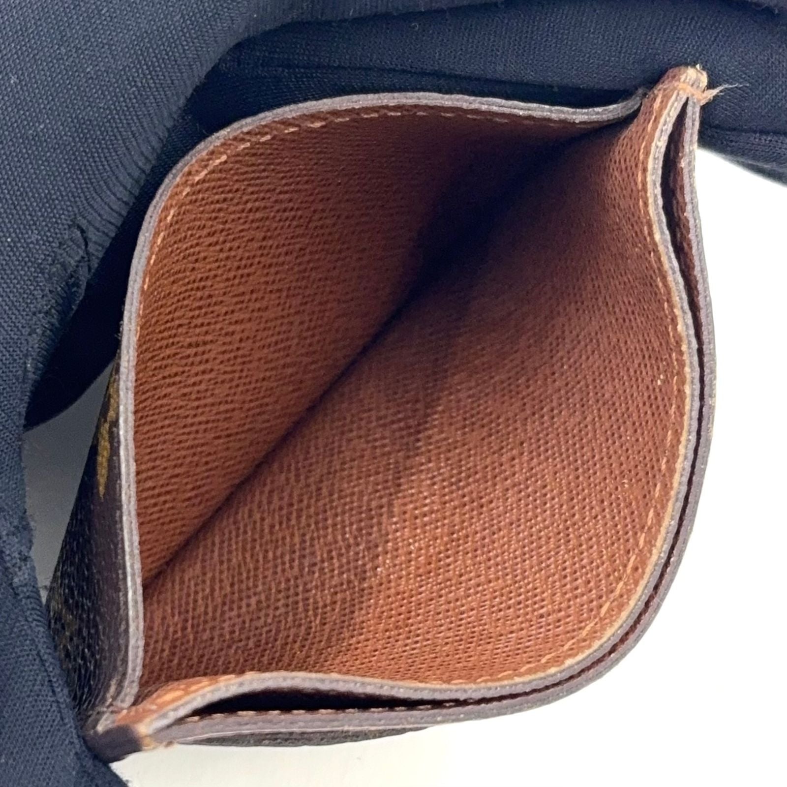 Louis Vuitton Card Holder Sample Monogram Leather Brown Case — view 6