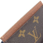 Louis Vuitton Card Holder Sample Monogram Leather Brown Case — view 8