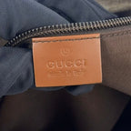 Gucci GG Plus Joy Line Leather Off White Brown Multicolor Shoulder Bag Silver — view 4