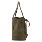 Celine Tote Cabas Phantom Small with Belt Gray Beige Leather — view 2