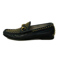 Gucci Loafers 6 Horsebit Black Studs 6 Leather