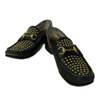 Gucci Loafers 6 Horsebit Black Studs 6 Leather — view 2
