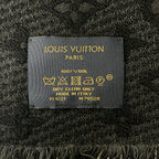 Louis Vuitton Scarf Monogram Echarpe Classic Noir Wool — view 2