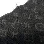 Louis Vuitton Scarf Monogram Echarpe Classic Noir Wool — view 5
