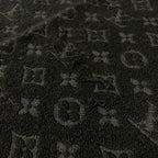 Louis Vuitton Scarf Monogram Echarpe Classic Noir Wool — view 4