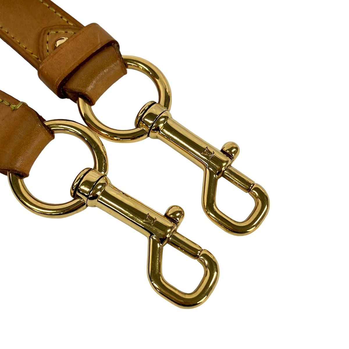 Louis Vuitton Shoulder Strap Leather for Products Using Leather) Natural — view 4