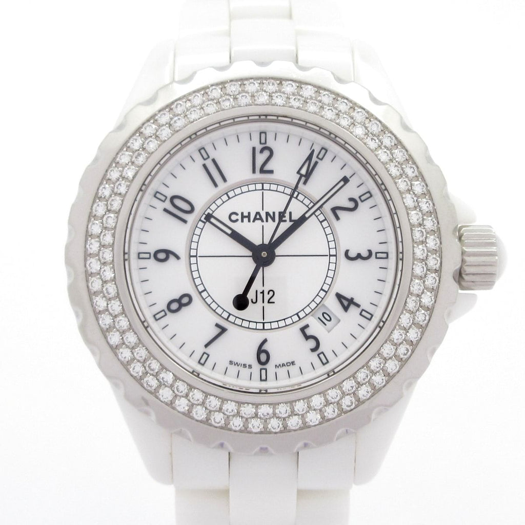 Chanel Watch White Ceramic Vintage