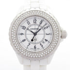 Chanel Watch White Ceramic Vintage