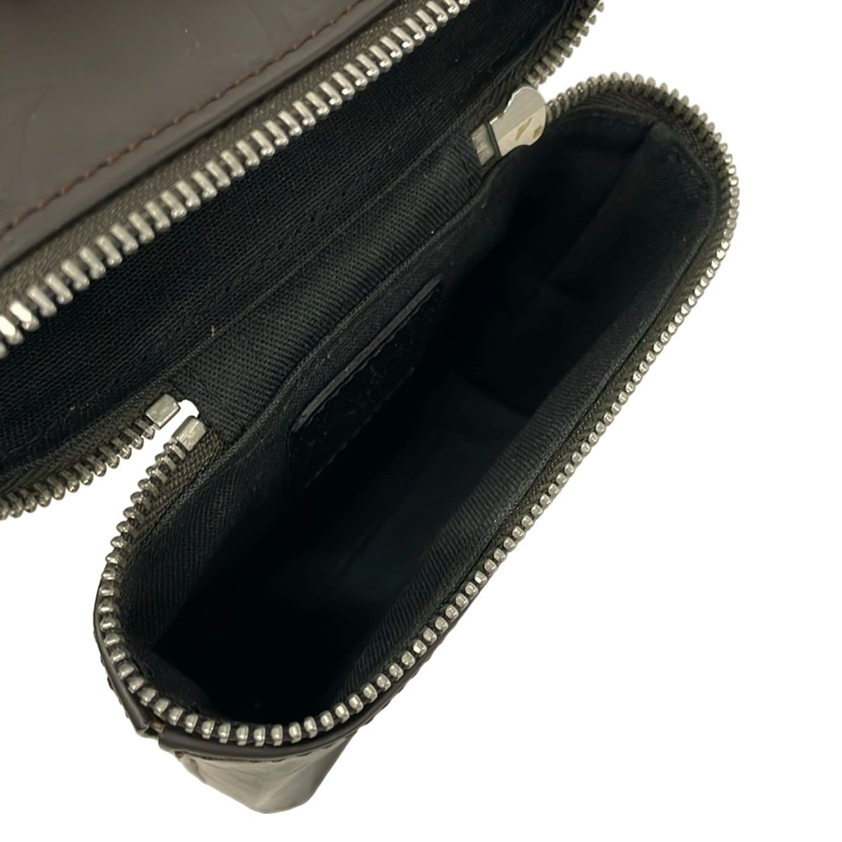 Louis Vuitton Case Monogram Glace Ray Cafe Leather Wallet — view 3