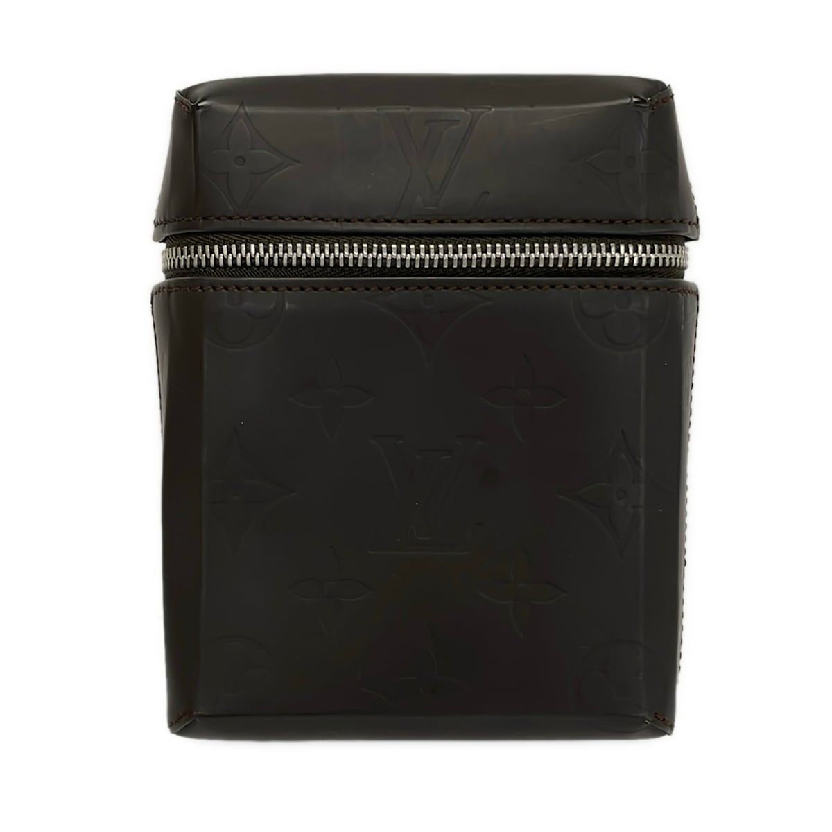 Louis Vuitton Case Monogram Glace Ray Cafe Leather Wallet