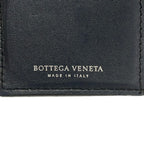 Bottega Veneta Card Case Navy Intrecciato Leather — view 4