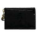 Dior Card Case Black Gold Cannage