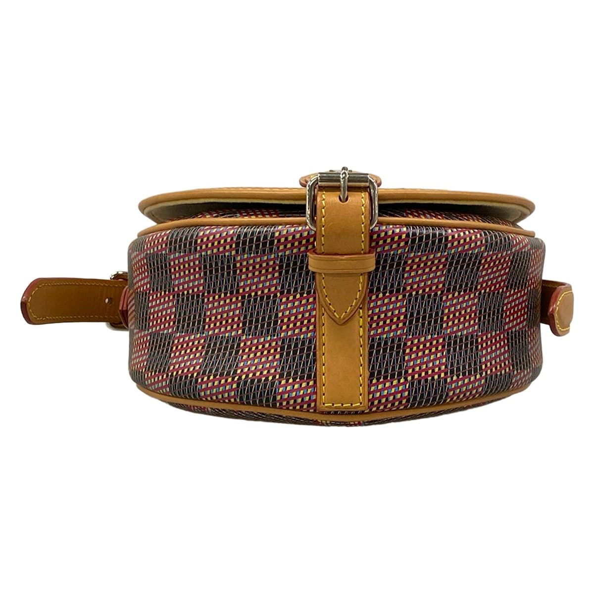Louis Vuitton Shoulder Bag LV Pop Tambourine Rouge Leather Cowhide — view 5