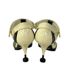 Prada Sandals 39 Black White Bicolor Leather — view 3