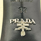 Prada Sandals 39 Black White Bicolor Leather — view 5