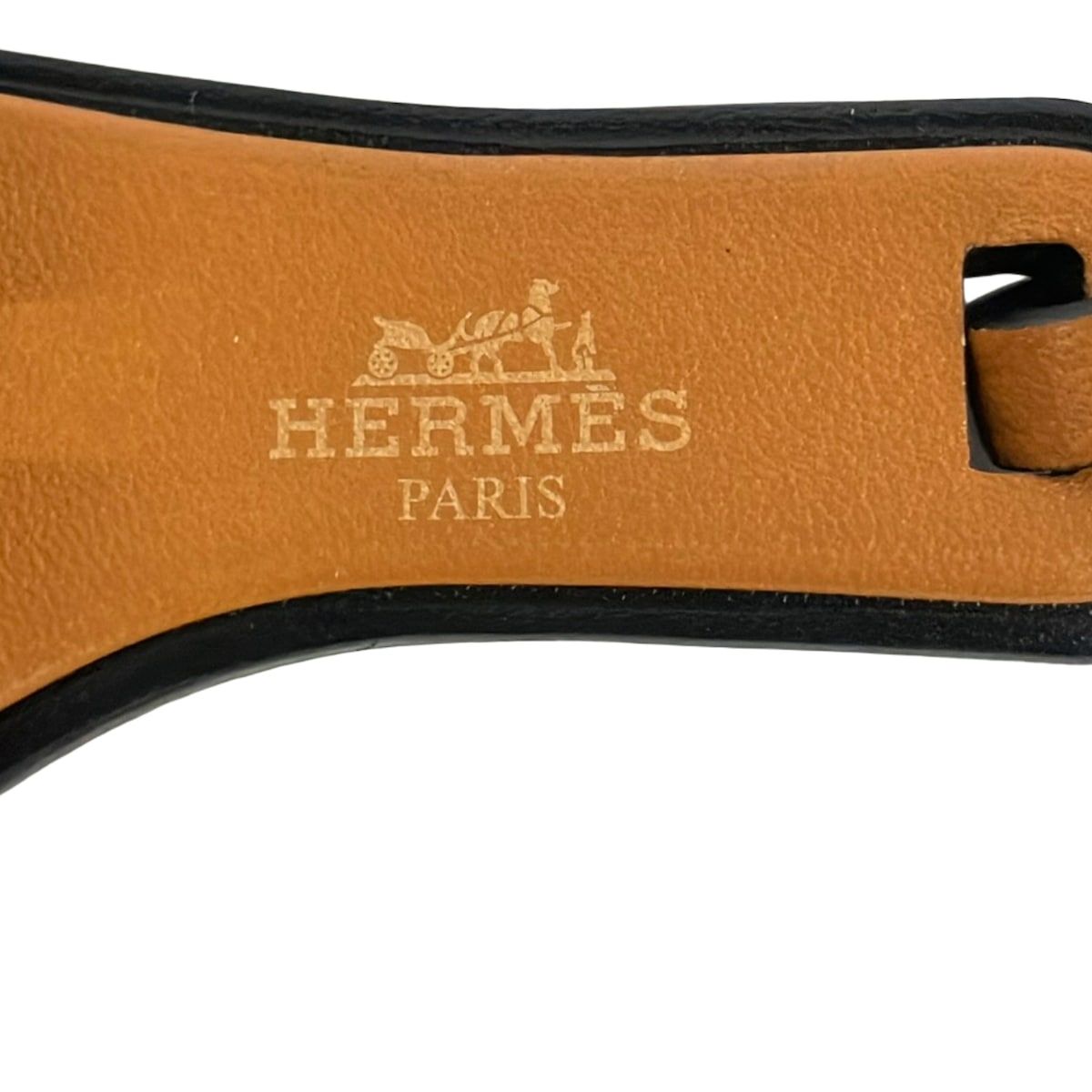 Hermes Key Holder Oran Nano Black Natural Sable — view 3