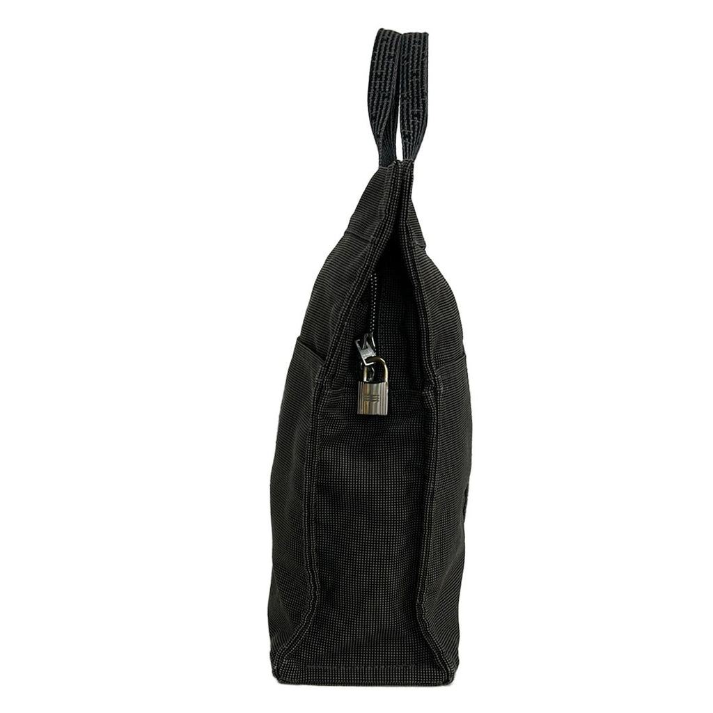 Hermes Tote Her Line Gray Black Vintage — view 4