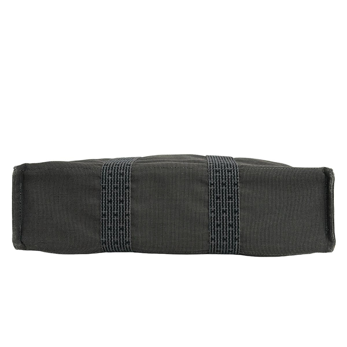 Hermes Tote Her Line Gray Black Vintage — view 5