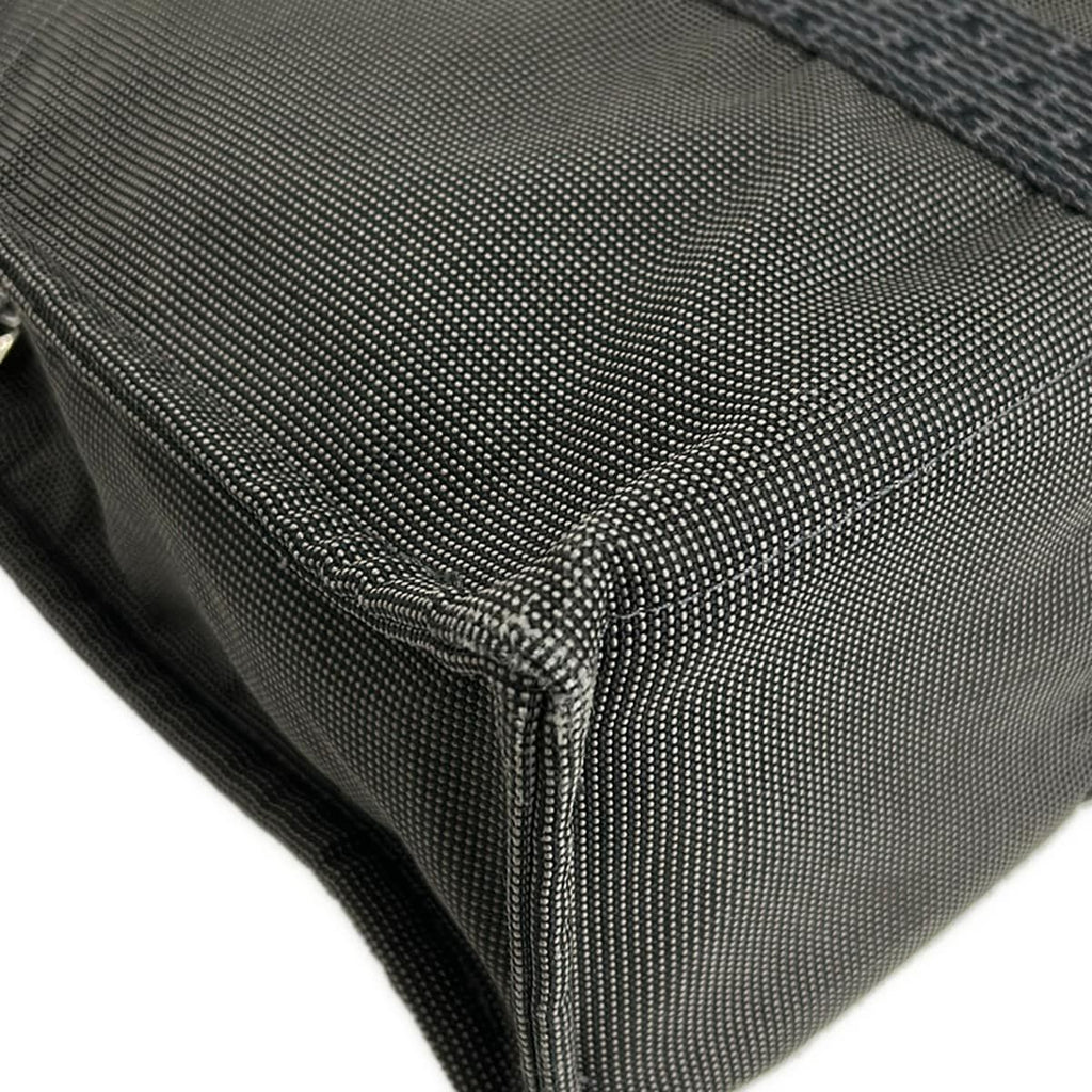Hermes Tote Her Line Gray Black Vintage — view 6