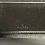 Gucci Wallet Web GG Supreme Canvas Zip Around Beige Dark Brown Multi — view 5